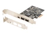 DIGITUS PCI Expr Card 2x Firewire400 ext, +1x FW400 int