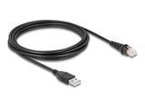 DELOCK RJ50 zu USB 2.0 Typ-A Barcodescanner Kabel 3 m