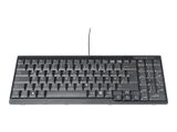 DIGITUS Tastatur für TFT-Konsolen dt. Layout schwarz