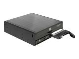 DELOCK Wechselrahmen 1x 5,25" Slim Laufw. + 2x 2.5" SATA HDD