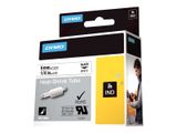 DYMO Rhino Heißschrumpfschlauch 6mmx1.5m schwarz->weiß