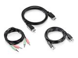 TRENDnet KVM Kabelset DisplayPort 3.5mm USB 6 Fuß 1.82m