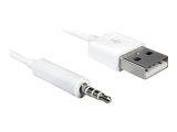 DELOCK Ipod Shuffle Kabel 3,5mm Klinke -> USB A St/St 1.00m