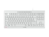 CHERRY TAS STREAM KEYBOARD TKL Corded CH-Layout grau