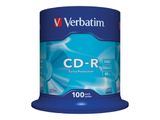 CD-R Verbatim 700MB 100pcs Pack 52x Spindel retail