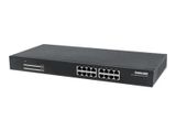 INTELLINET Switch 16x GE Rackmount PoE+