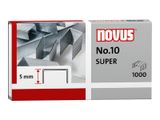 NOVUS Heftklammern No.10 SUPER 1.000 Stück 5 mm 20er Pack