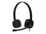 Logitech Headset H151 Stereo black retail