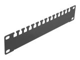 DELOCK 10 Kabelabfangschiene 1 HE schwarz