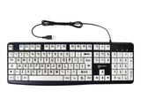 Geemarc Tastatur mit großen Tasten (w) + großer Schrift (sw)