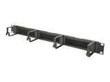 DIGITUS Rangierpanel 1HE 19" 4xBügel mit Bürstenleise schw.