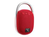 Techly Bluetooth-Lautsprecher Farbe rot