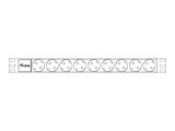 Equip Steckdosenleiste 19"(1HE)9fach Schukon. 1.8m Alu