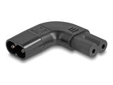DELOCK Netzadapter IEC 60320 - C8 auf C7, Stecker / Buchse
