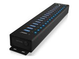 Hub 16+1 Port USB IcyBox 16x USB; 1x USB Laden USB3.2 Gen1 retail