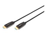 DIGITUS HDMI AOC Hybrid Glasfaserkabel UHD 8K 30m schwarz