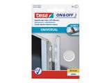 tesa ON&OFF Universal Klettpunkte weiß 8 St. 16mm rund