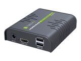 Techly HDMI KVM Extender über Netzwerkkabel, 120m