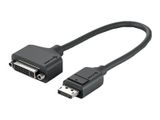 Alogic Adapter DisplayPort DP-> DVI-D M/F 0,2m schwarz