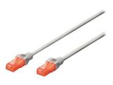 DIGITUS Patchkabel Cat6 U/UTP 2xRJ45 2.0m blau Hebelschutz Polybeutel