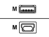 Equip Kabel USB-A 2.0 -> mini B St/St 1.80m schwarz Polybeutel