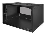 Logilink 19" Wandschrank ECO, 6 HE, montiert, schwarz