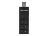 USB-Stick 128GB Verbatim 3.2 Typ A Keypad Secure Drive AES