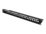 DIGITUS Patchpanel 1HE 24-Port Rackmount Modular geschirmt
