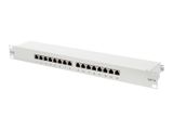 DIGITUS Patchpanel 1HE 16-Port Cat6 geschirmt schwarz