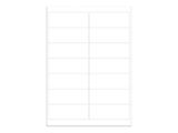 MediaRange Etiketten 99,1x38,1mm 700 St. stark haftend weiß