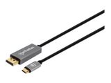 MANHATTAN 8K@60Hz USB-C auf DisplayPort 1.4 Adapterkabel 3m