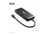 Club3D USB-C 8in1-HUB >DP1.4/HDMI2.0/USB-C/LAN 8K30Hz PD100W retail