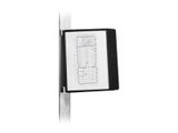 DURABLE SichttafelwandhalterVarioMagnetWall 10 Sichtt. schw