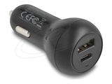 DELOCK Kfz Ladeadapter USB Type-C USB Typ-A mit 32W