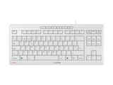 CHERRY TAS STREAM KEYBOARD TKL Corded ES-Layout grau