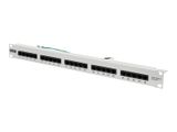 DIGITUS Patchpanel 1HE 25-Port Cat3 ungeschirmt ISDN grau