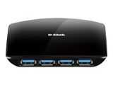 D-Link DUB-1340 4-Port USB3 Hub mit Netzteil schwarz retail