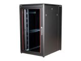 Equip 19" Serverschrank Glastür DF 800x1000mm 26HE schwarz (Speditionsversand)