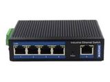 Wantec Switch Industrial Ethernet fr Hutschiene 5 Port