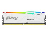 DDR5 32GB PC 6000 CL36 Kingston FURY Beast White RGB EXPO retail