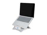 R-Go Laptopständer 10"-22" Max.5KG Riser verstellbar silber