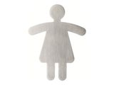 DURABLE PICTO WC-Symbol: Damen (HxB)120x91mm silber