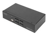 DIGITUS KVM Switch, 4-Port, Single-Display, 4K, HDMI