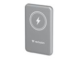 Verbatim Charge´n´Go Magnetic Wireless Power Bank 5000 Grey