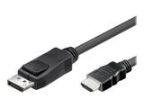 Techly DisplayPort 1.1 auf HDMI Kabel schwarz 1m