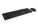 Inter-Tech Tas KB-118EN Tastatur + Maus-Set, QWERTY schwarz